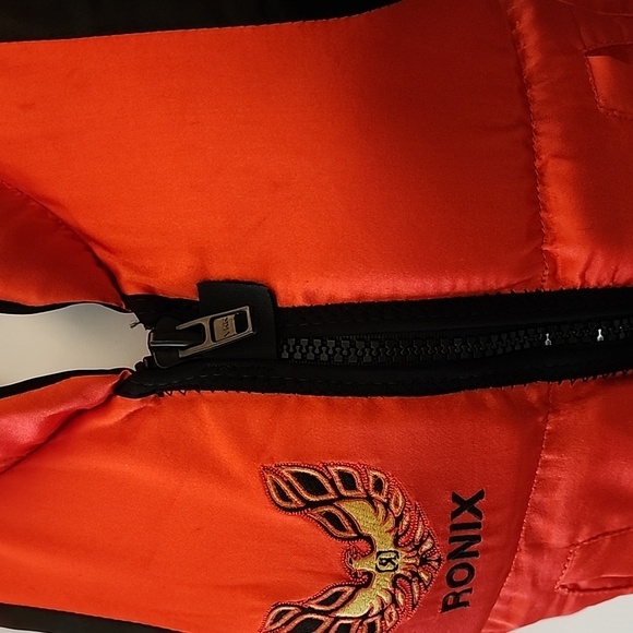 Ronix The Burt Front Zip Impact Vest, Red, Black, Size Small - Picture 5 of 9